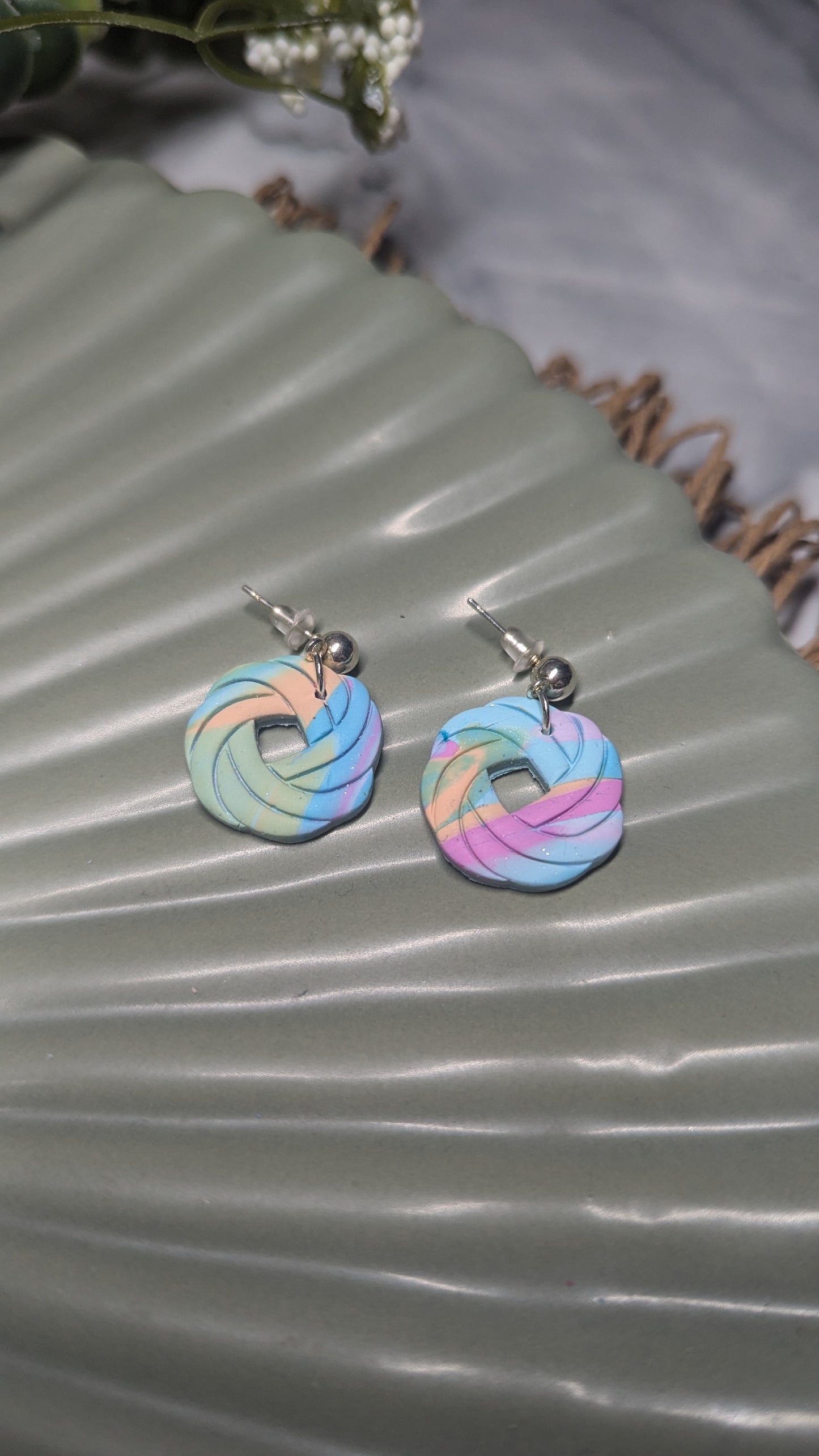'Party Ring" Circle stud