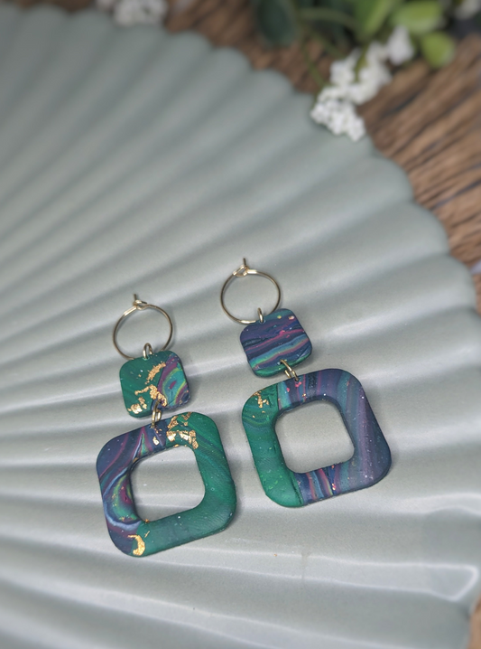 Aurora borealis Rounded Square