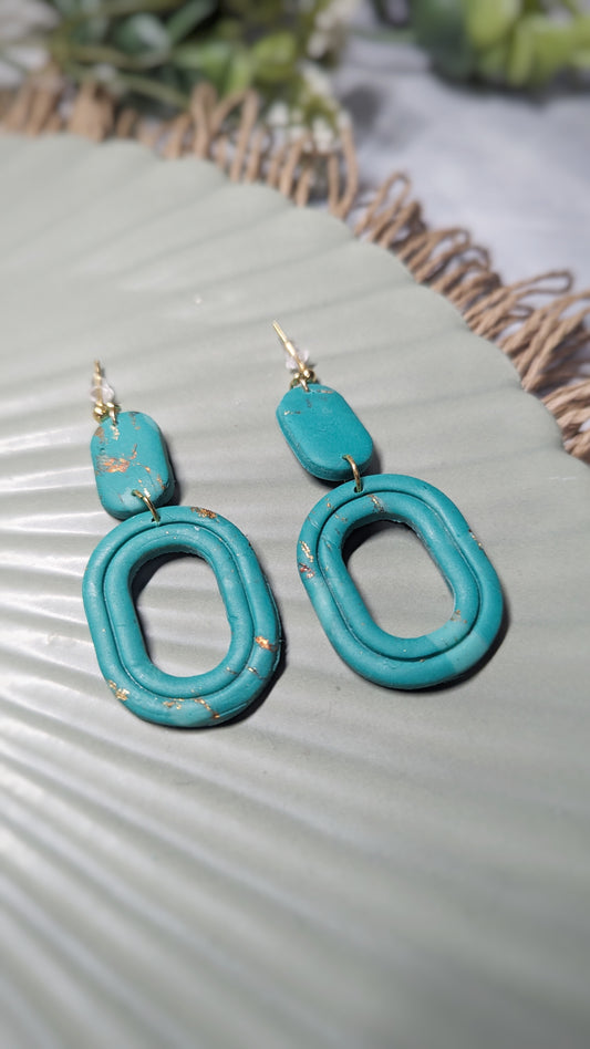Eucalyptus Oval Dangle